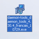 Fichier exécutable daemon tools